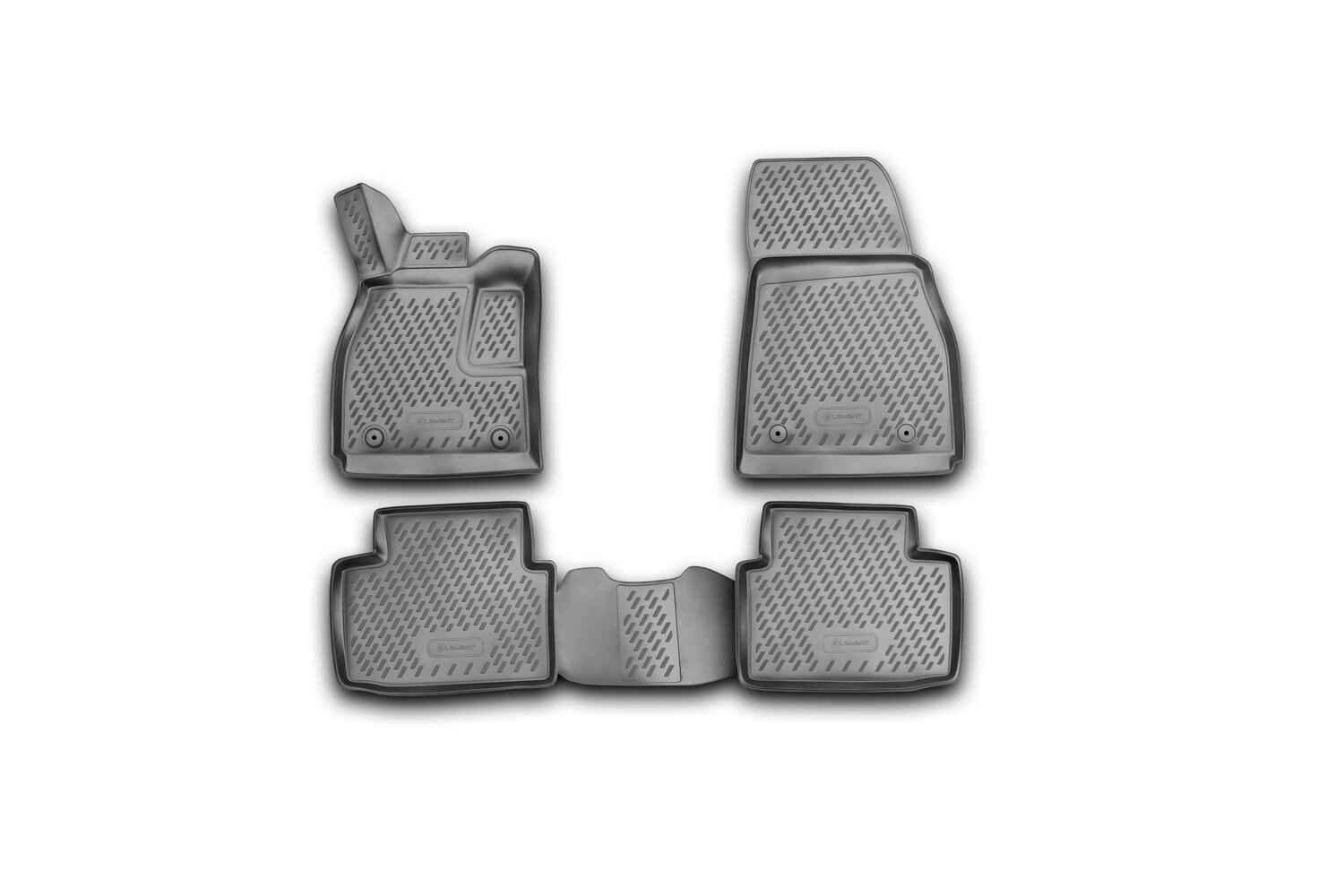 Коврики 3D в салон, подходит для CHEVROLET Malibu, 2012->, 4 шт. (полиуретан)