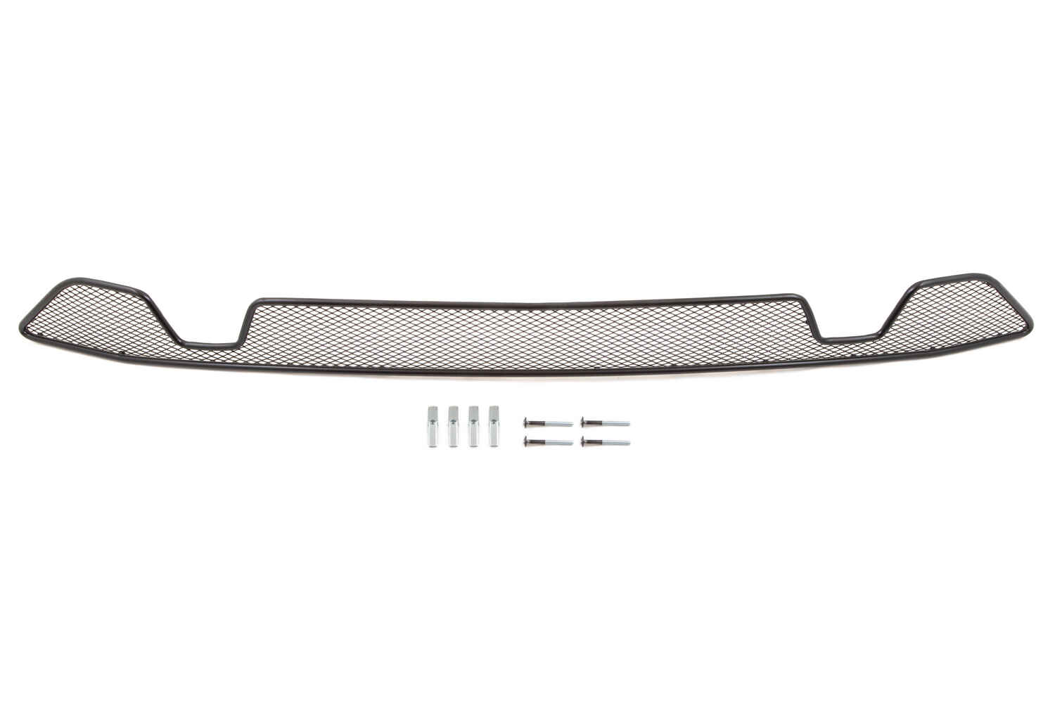 Сетка на бампер внешняя для NISSAN Qashqai 2019-, черн., 10 мм, для автомобилей с передним парктроником / Ниссан Кашкай