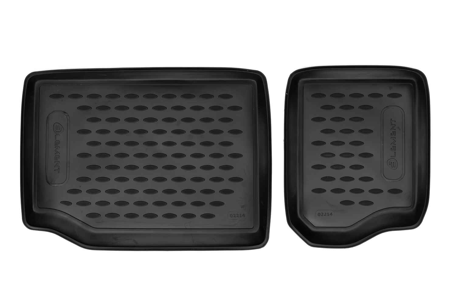 Коврики в салон подходят для SEAT Tarraco, 2019->  кроссовер,3d row, Европа, 2шт. (полиуретан)
