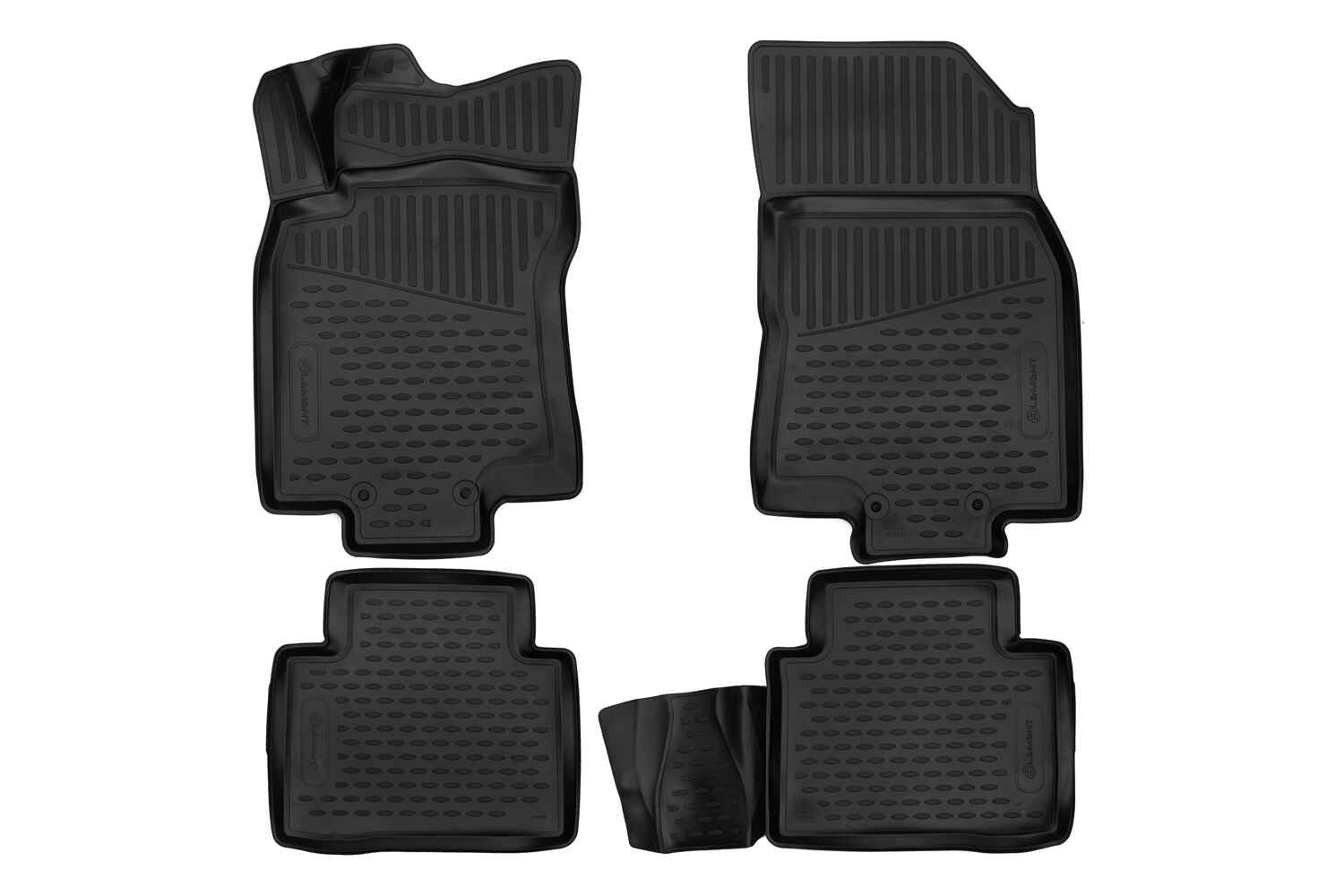 Коврики 3D в салон подходят для, подходит для NISSAN Rogue, 2014-2019, США, 4шт. (полиуретан)