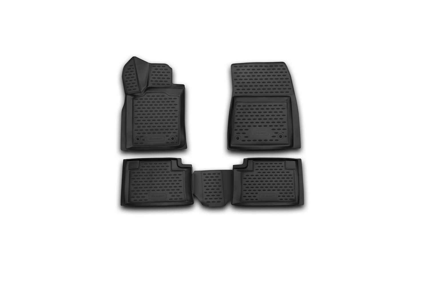 Коврики 3D в салон, подходит для JEEP Grand Cherokee, 2014 -2015, 4 шт. (полиуретан)