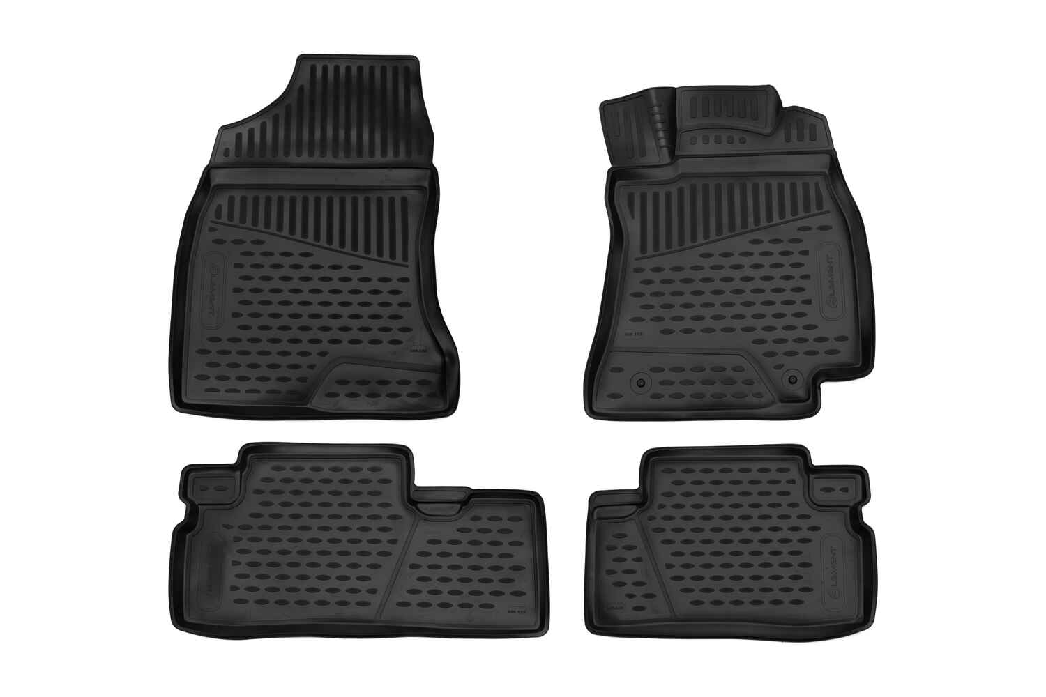 Коврики 3D в салон подходят для TOYOTA Wish , 2009-, П.Р. 4 шт. (полиуретан) / Тойота Виш