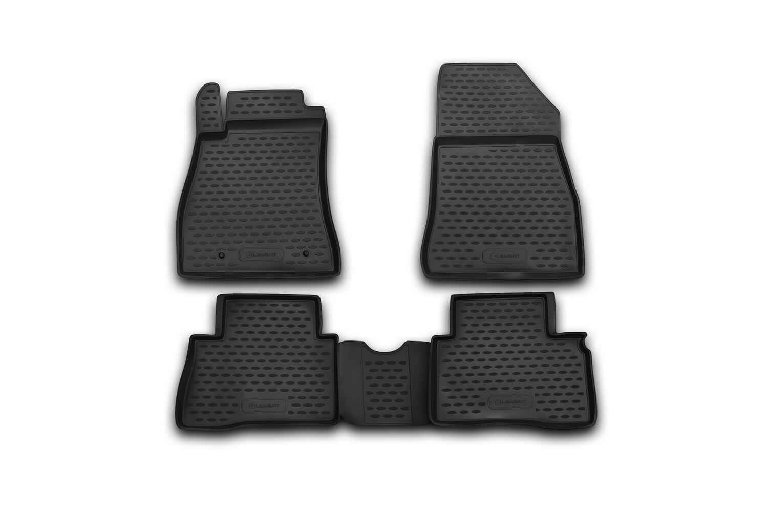Коврики в салон NISSAN Juke, 2010-2014, 2014- крючок T/L 4 шт. (полиуретан) / Ниссан Жук