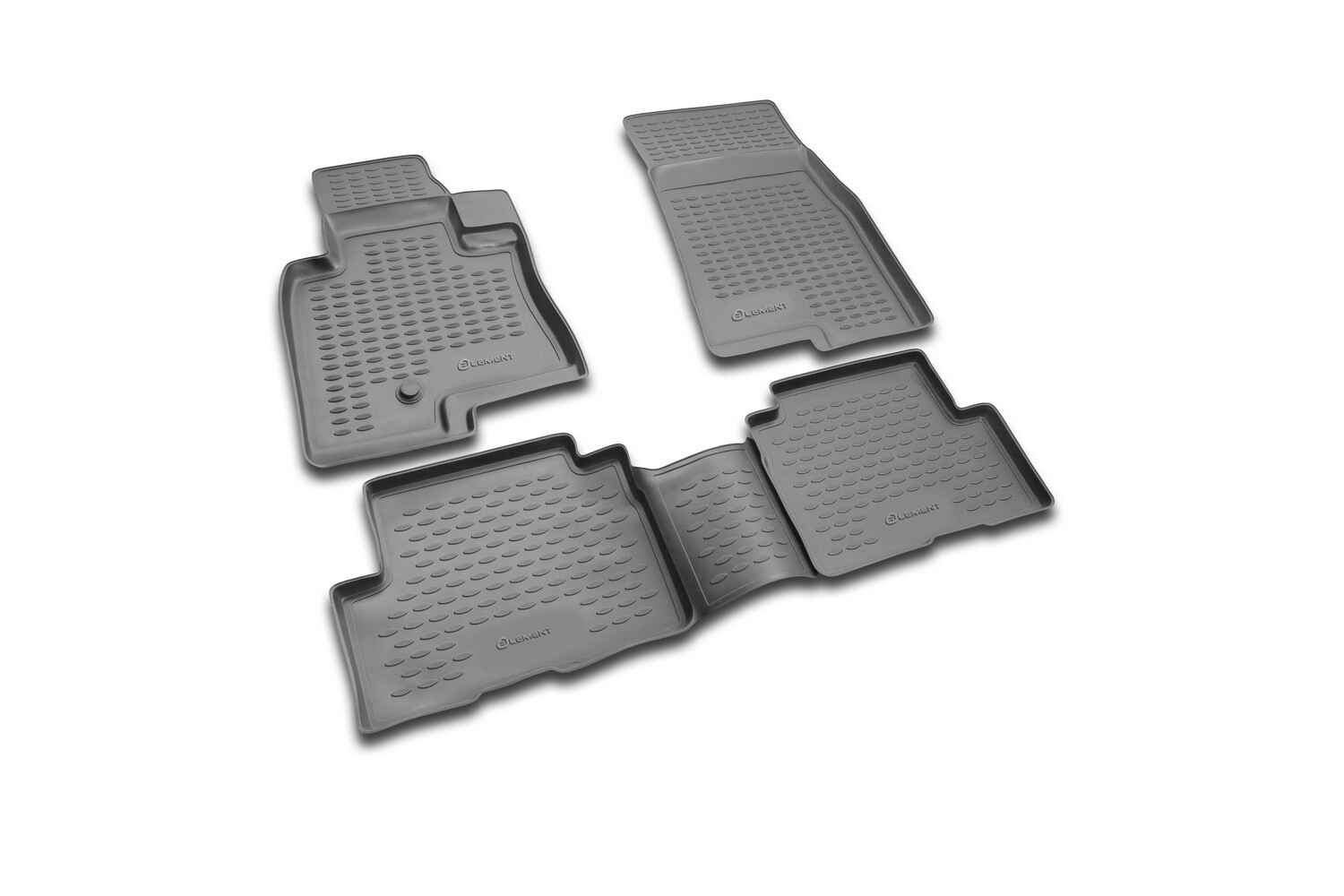 Коврики в салон, подходят для MITSUBISHI Pajero/Montero III 5D (не подходит для Sport версии) 2002-2006, 4 шт.(полиуретан)