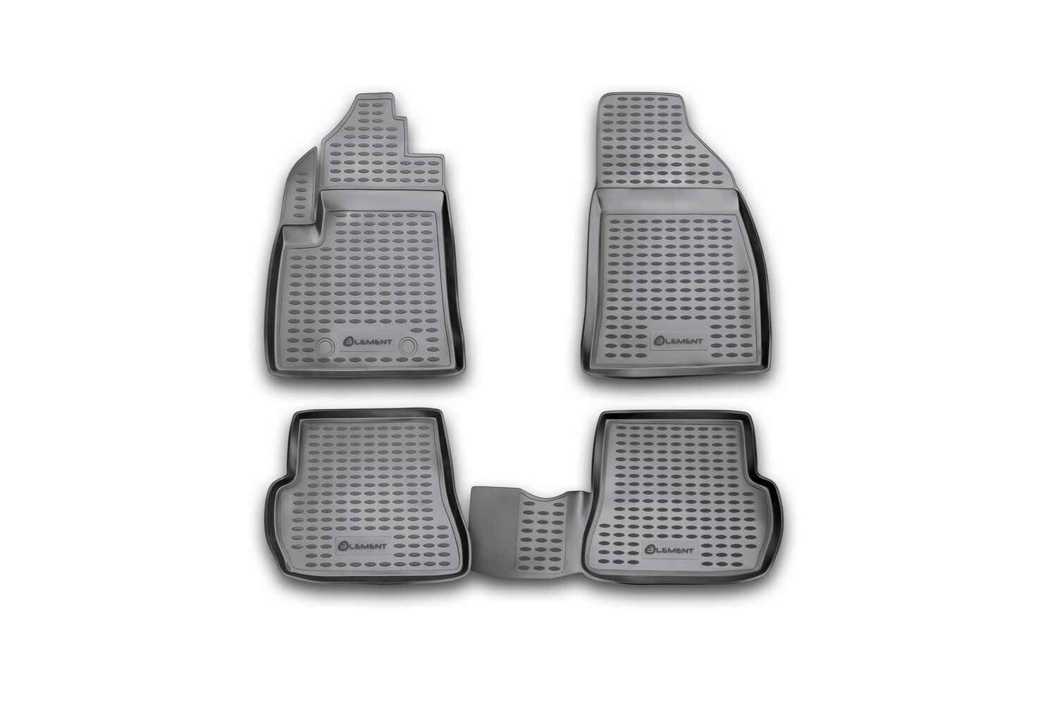 Коврики в салон FORD Fusion 09/2002-, Fiesta 2002-2008, 4 шт. (полиуретан) / Форд Фьюжн