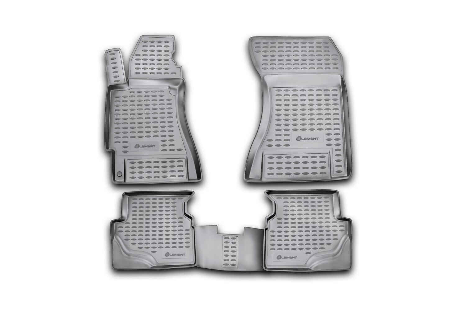 Коврики в салон SUBARU Forester 2002-2008, 4 шт. (полиуретан) / Субару Форестер