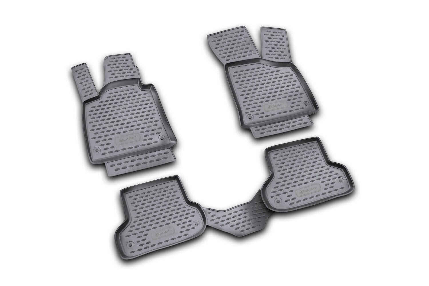 Коврики в салон AUDI A-3 3D 2007-2012, 4 шт. (полиуретан) / Ауди А3