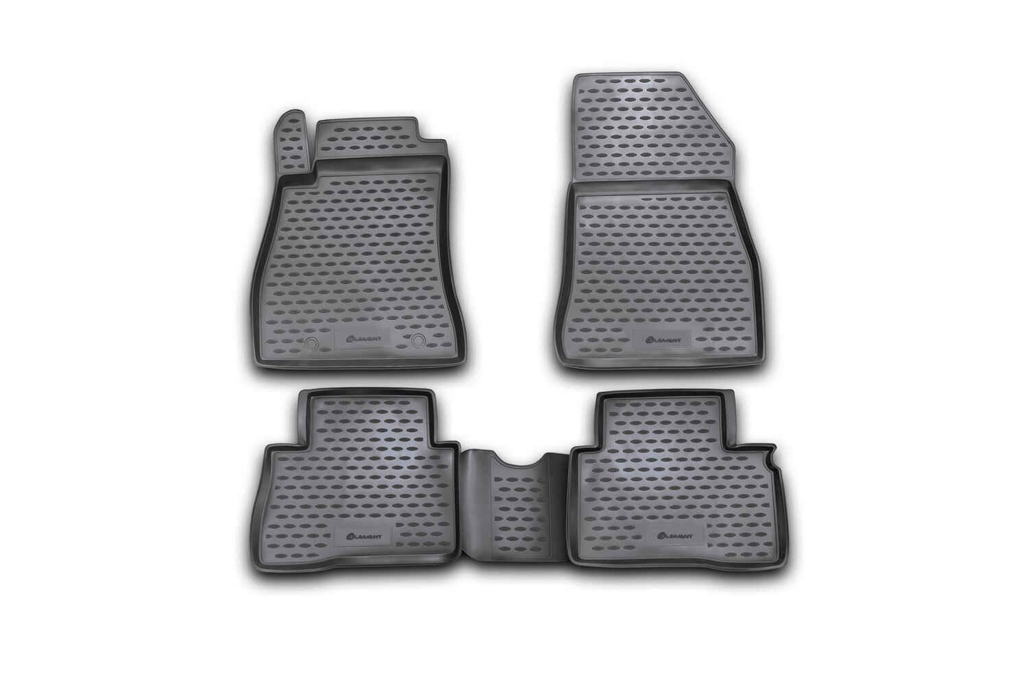 Коврики в салон NISSAN Juke, 2010-2014, 2014- клипса R/N 4 шт. (полиуретан) / Ниссан Жук