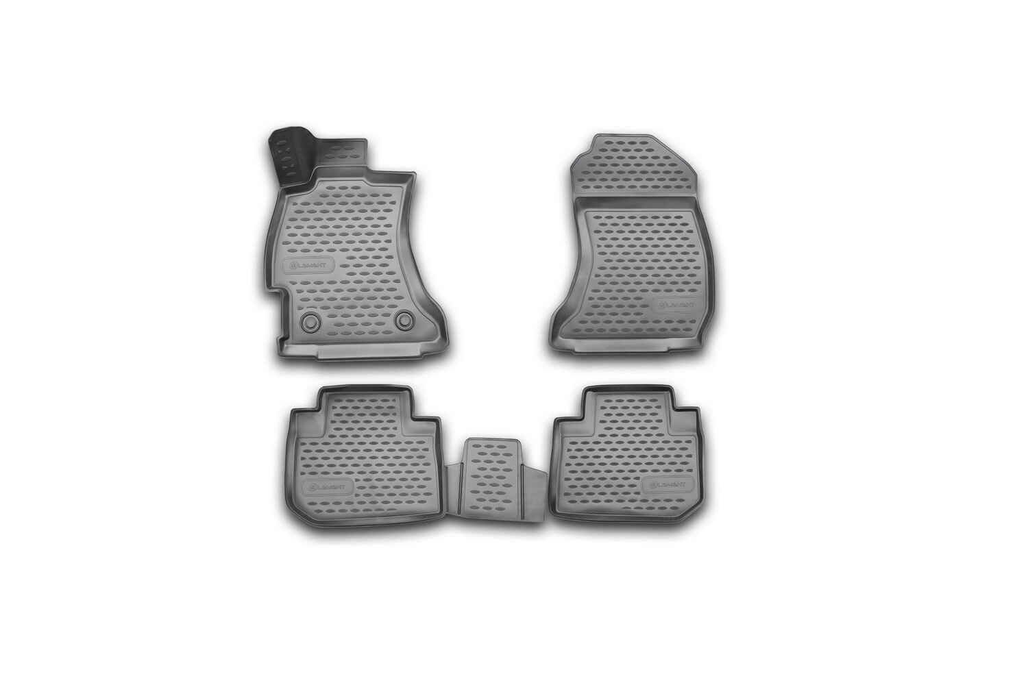Коврики 3D в салон, подходит для SUBARU Forester, 2013-> 4 шт. (полиуретан)