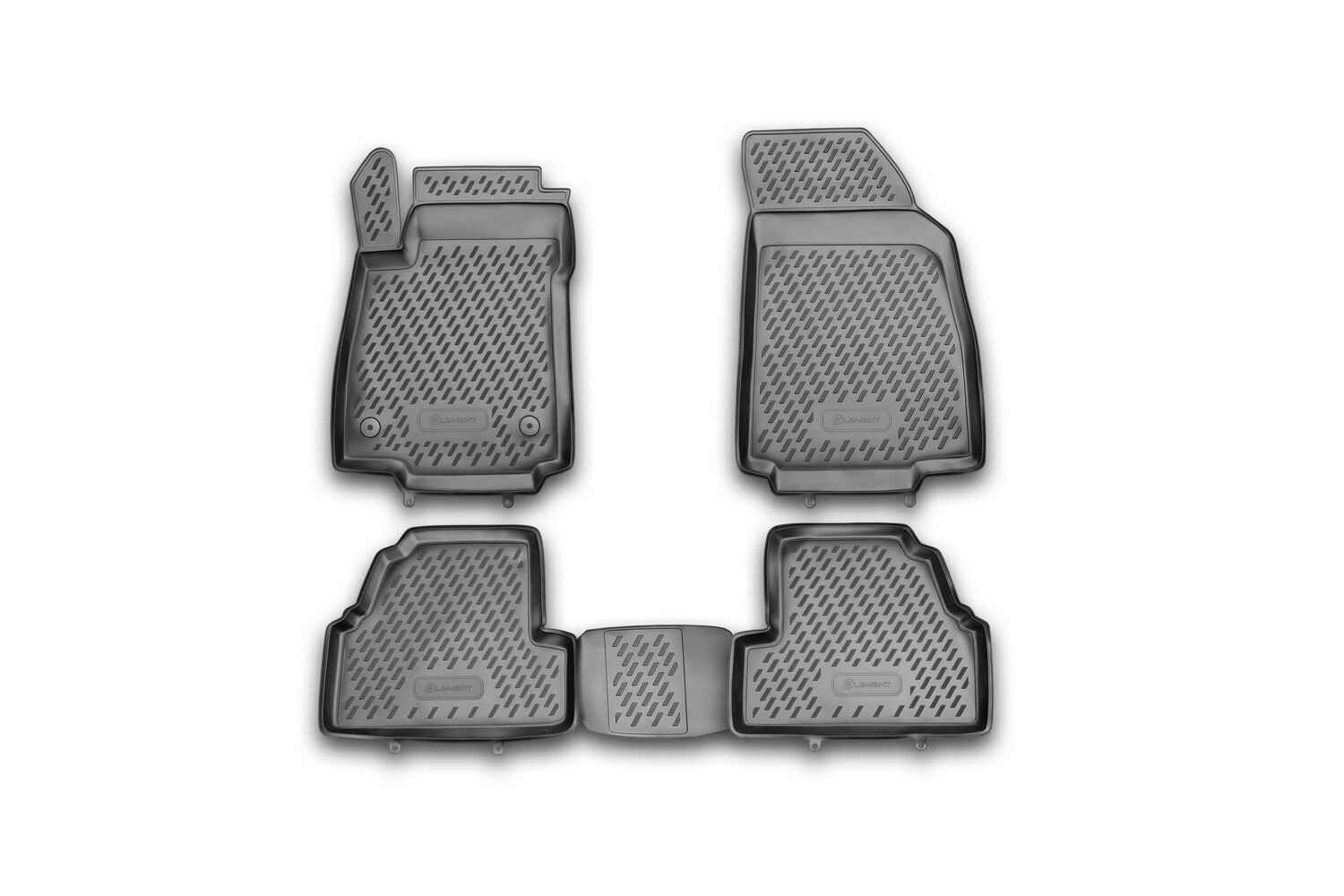 Коврики 3D в салон подходят для CHEVROLET Tracker, 2013-, 4 шт. (полиуретан) / Шевроле / Шевроле Тракер