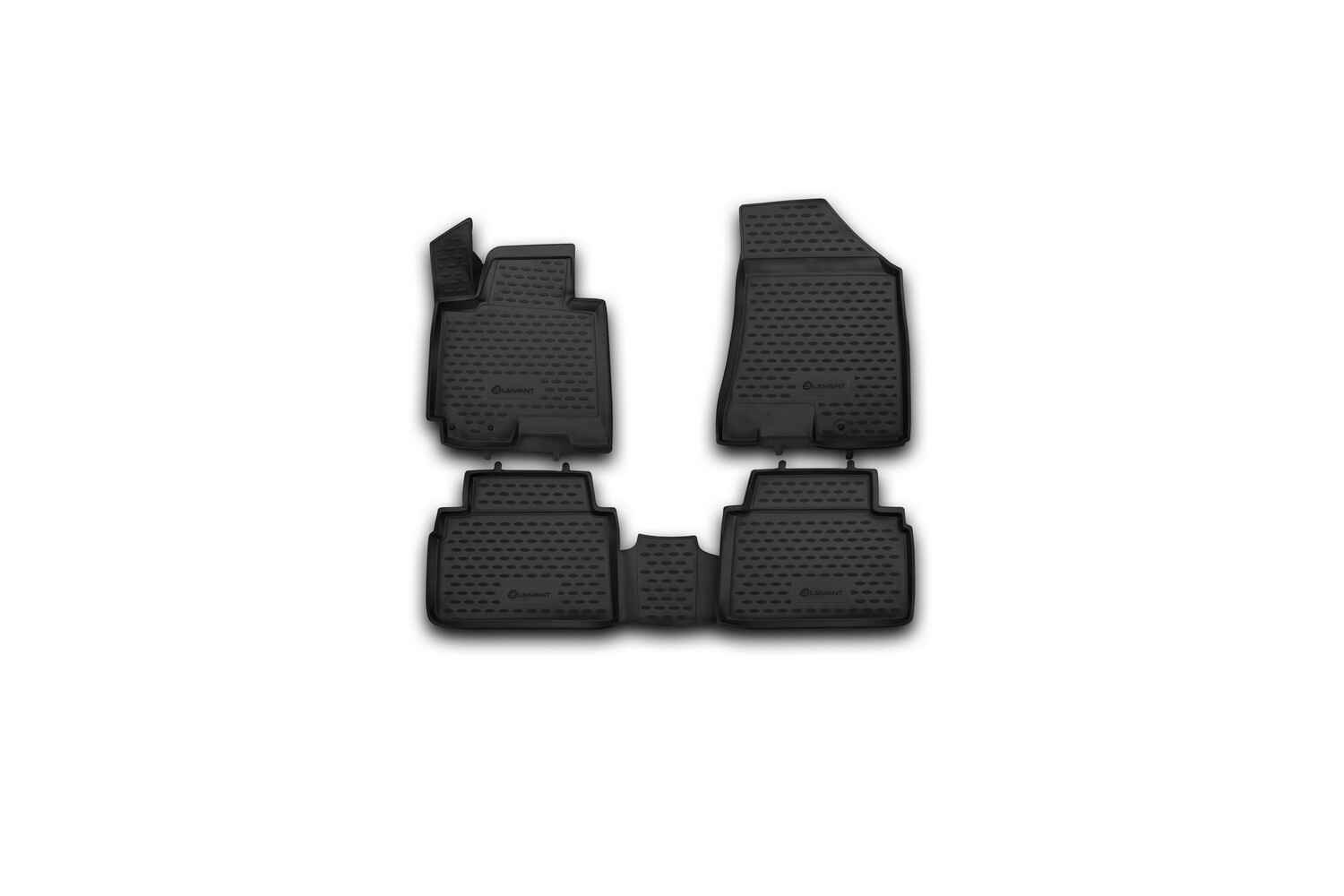 Коврики 3D в салон, подходит для KIA Sportage, 2010-2016, 4 шт. (полиуретан)