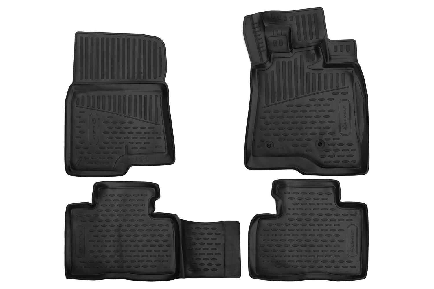Коврики 3D в салон подходят для MITSUBISHI Pajero, 2006-2011 П.Р. внедорожник, Австралия, 4шт. (полиуретан)