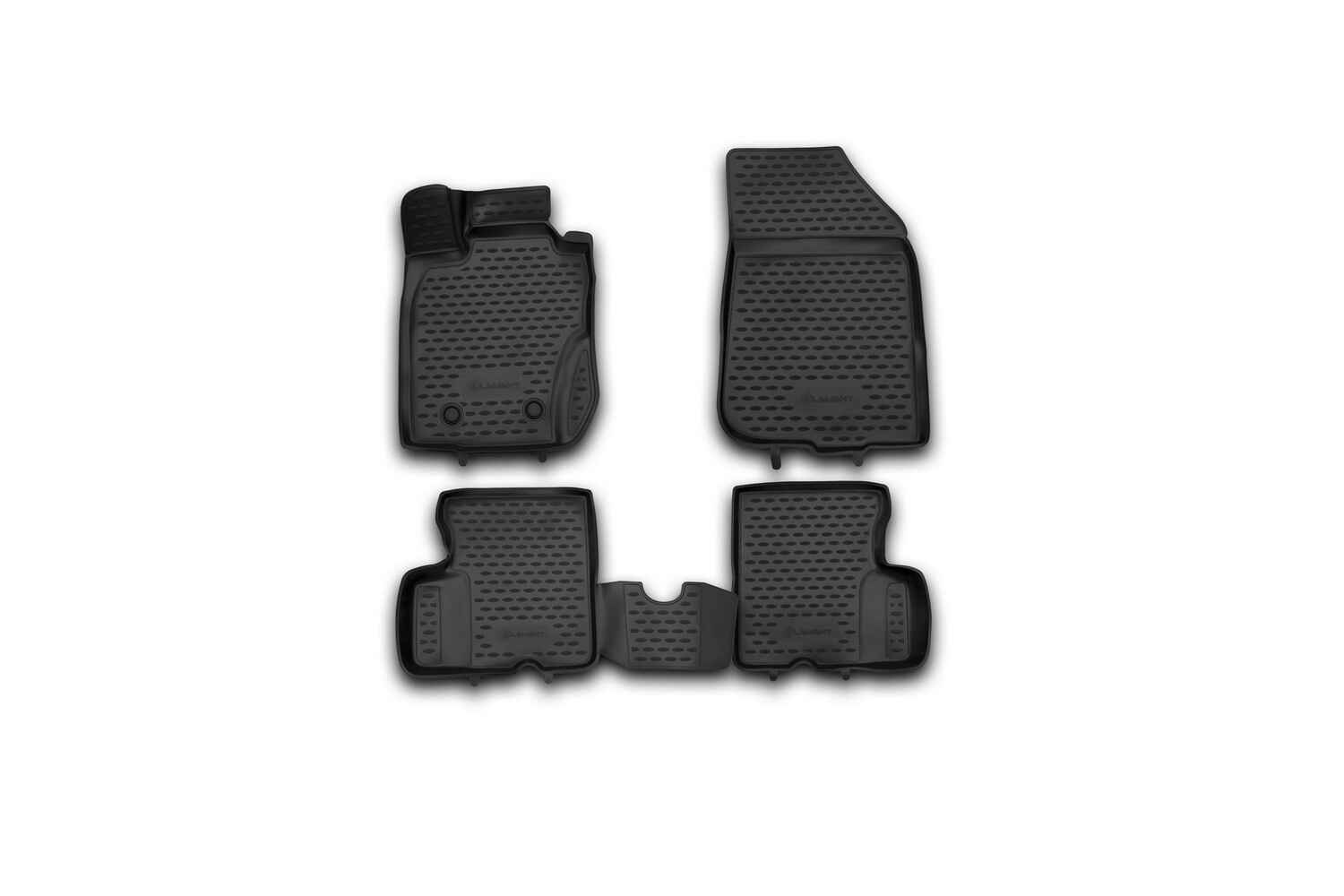 Коврики 3D в салон, подходит для RENAULT Duster 4WD, 2011-2015, 4 шт.