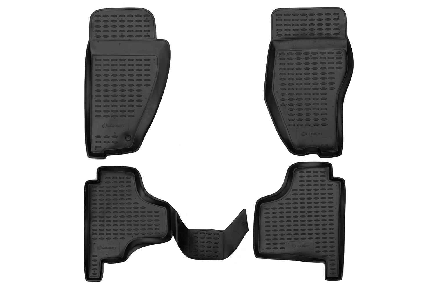 Коврики в салон, подходит для DODGE Nitro 2007-2012, 4 шт. (полиуретан)