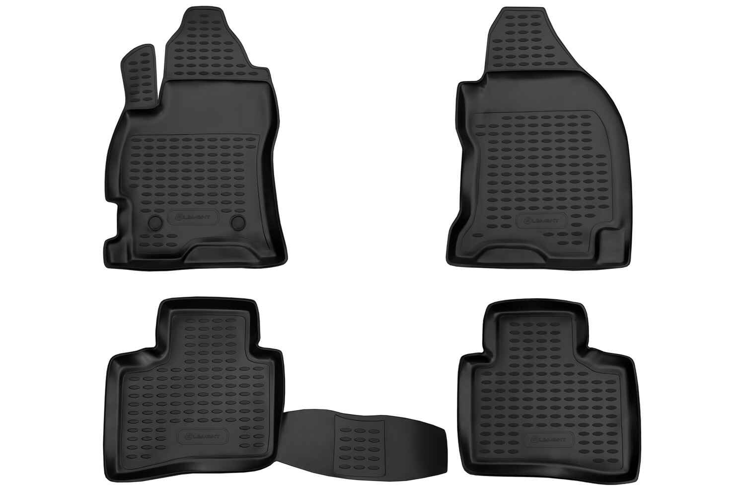 Коврики в салон, подходит для FORD Mondeo  11/2000-05/2007, 4 шт. (полиуретан)