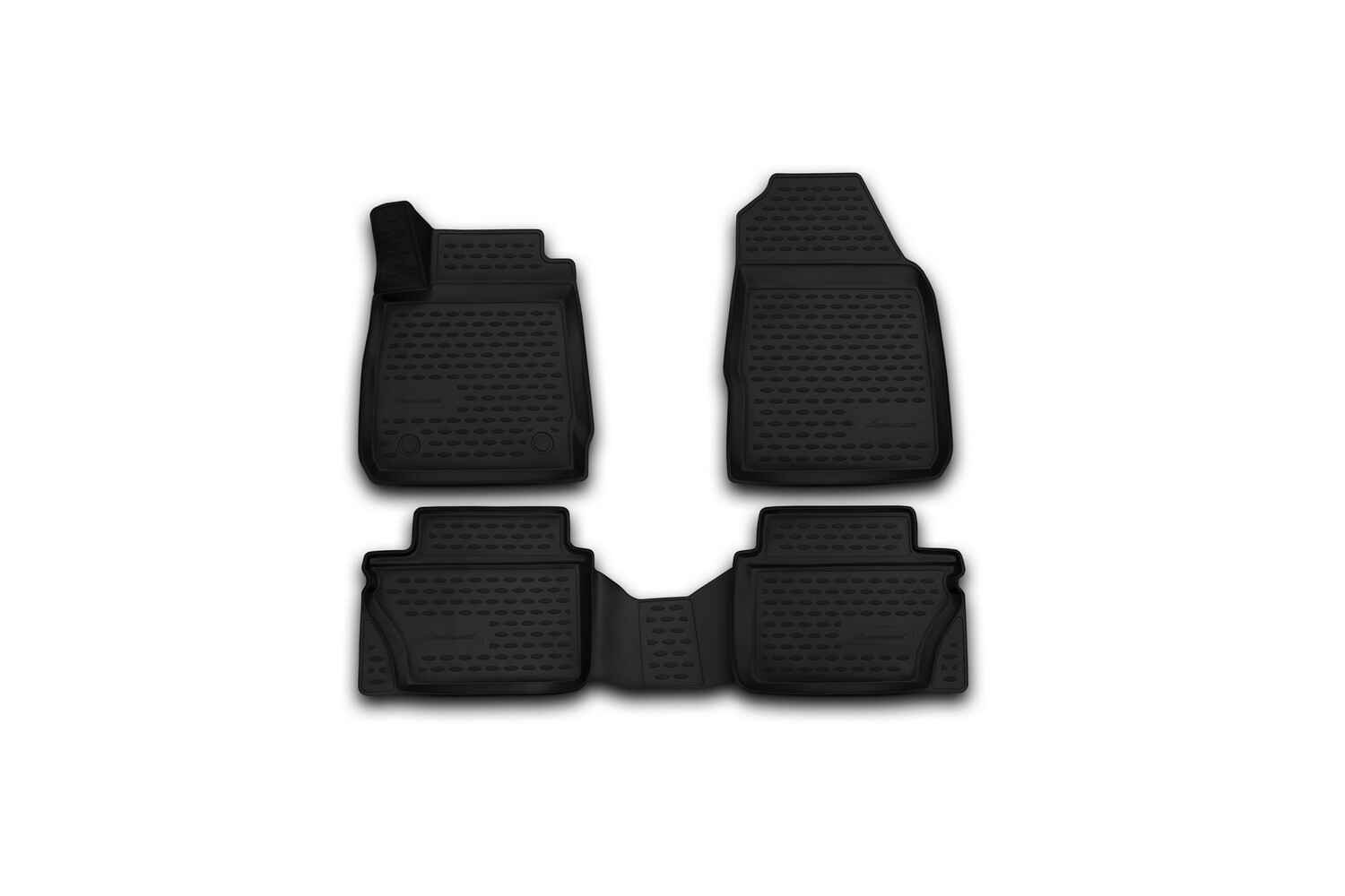 Коврики в салон FORD Fiesta 2008-2015, 2015-, сед., хб., 4 шт. (полиуретан) / Форд Фиеста