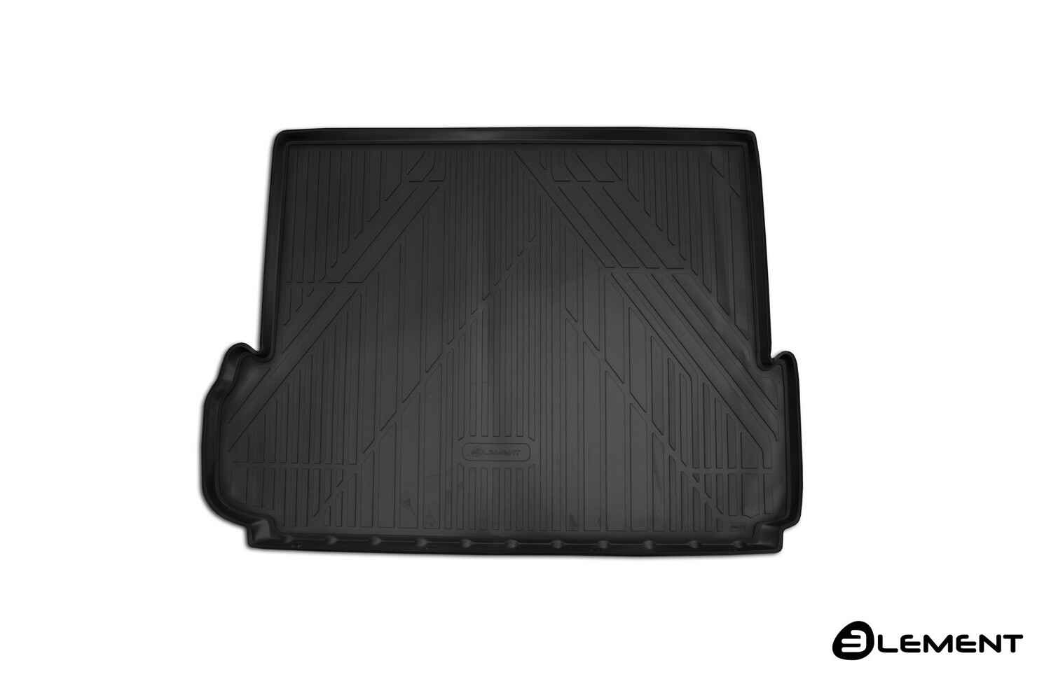 Коврик автомобильный, подходит для TOYOTA Land Cruiser Prado 150, 2013- внед., 7 мест, длин., 1 шт. (полиуретан)