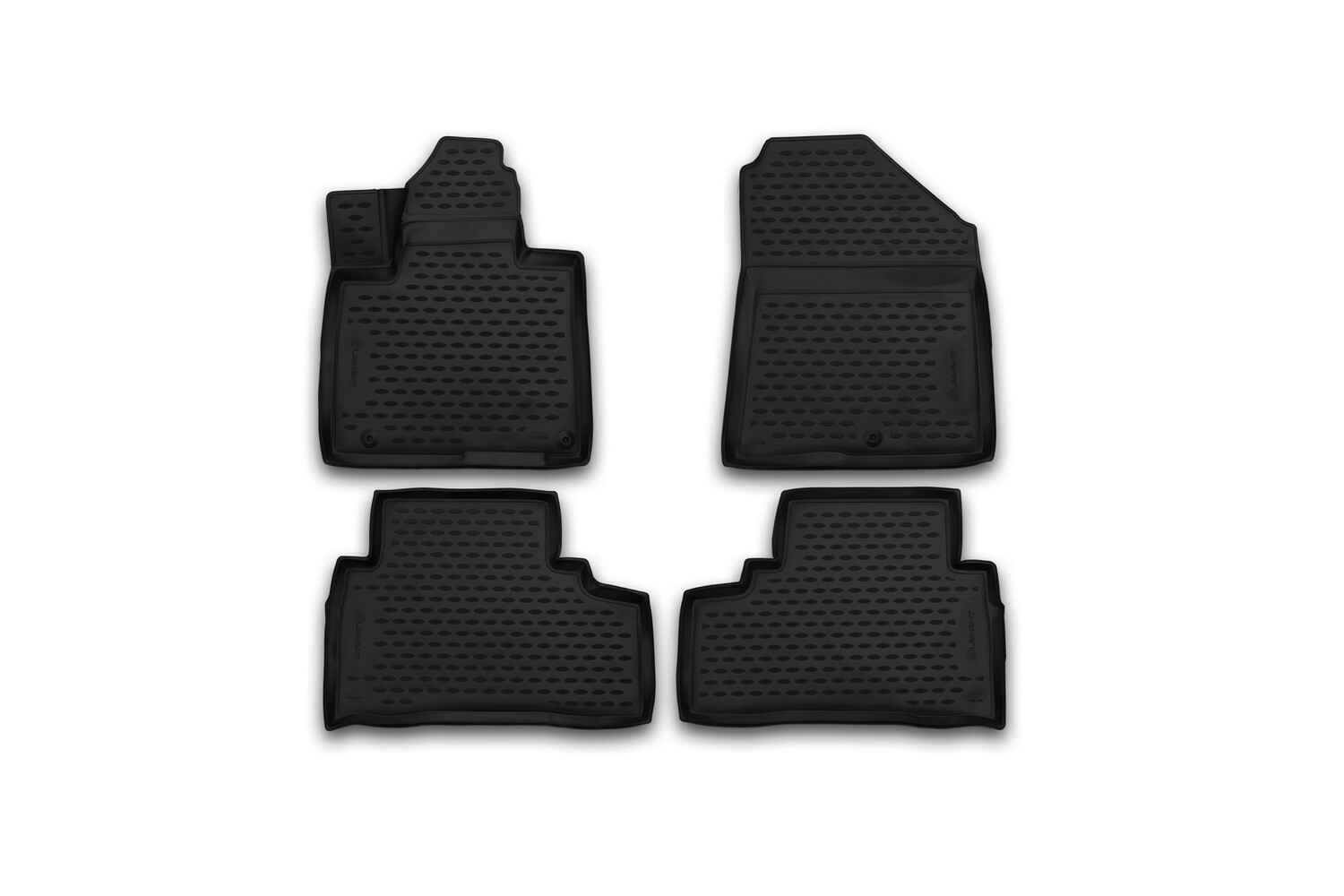 Коврики 3D в салон подходят для KIA Sorento Prime (III,IIIr), 2014-2020, 5/7 мест, 4 шт. (полиуретан / Киа Соренто