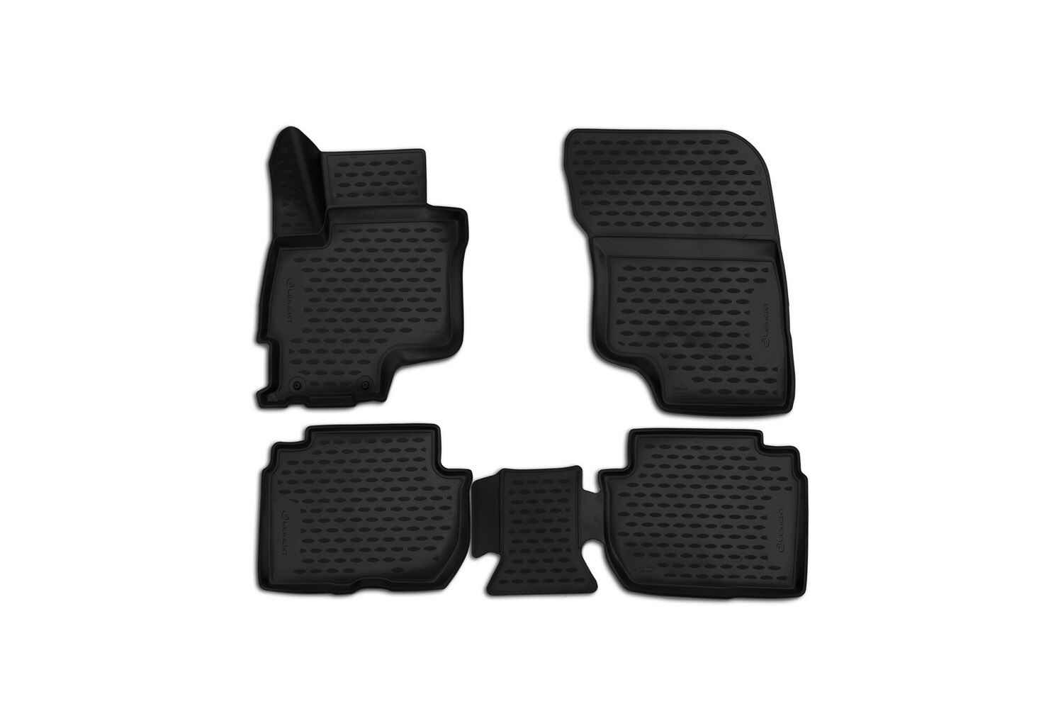 Коврики 3D в салон, подходит для MITSUBISHI Outlander PHEV, 2014-2019, (Европа), 4 шт. (полиуретан)