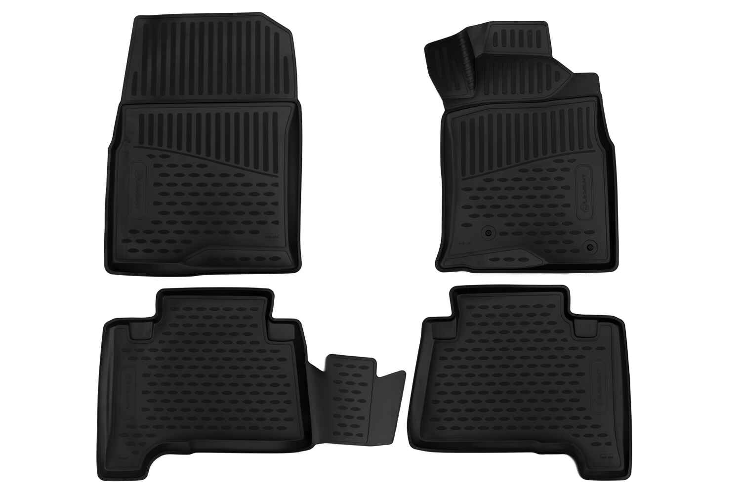 Коврики 3D в салон TOYOTA Hilux Surf, 2002-2009, внедорожник, П.Р., 4 шт. (полиуретан) / Тойота Хайлюкс
