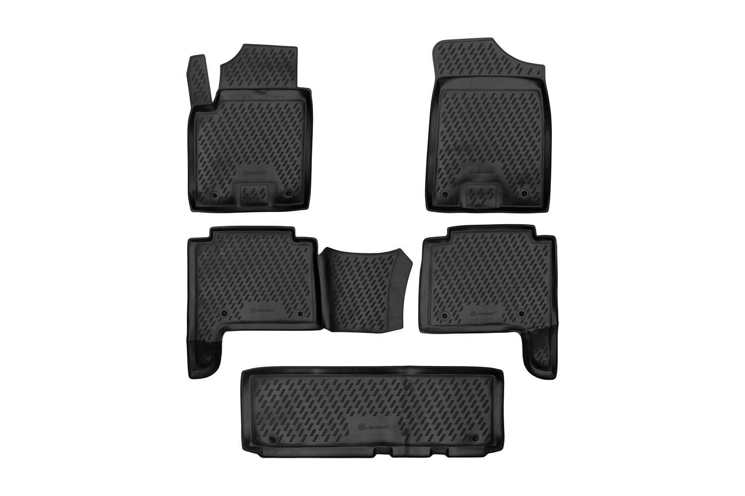 Коврики в салон, подходит для NISSAN Patrol, 2010->, 5 шт. (полиуретан)