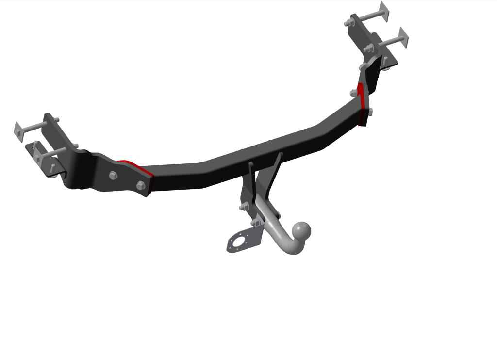 ТСУ на а/м HYUNDAI Santa Fe (DM) 2012-2018/ HYUNDAI Grand Santa Fe (DM) 2013-2018/ KIA Sorento II (XM) restyle, кроме Primе 2012-2020 без электрики / 