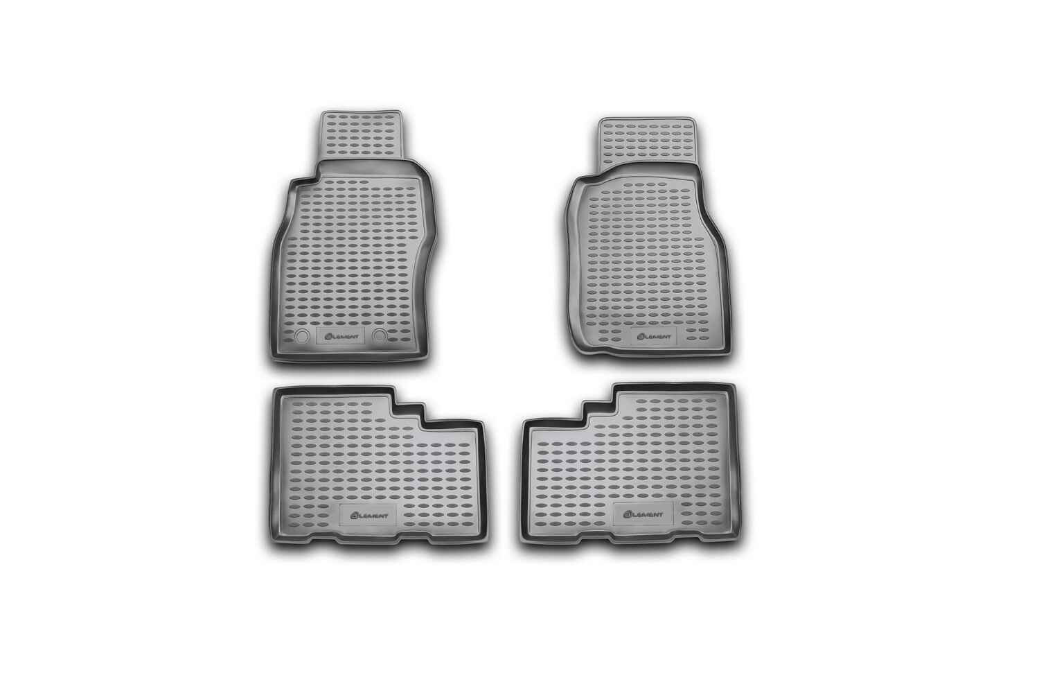 Коврики в салон NISSAN Patrol 1997-2010, 4 шт. (полиуретан) / Ниссан Патрол
