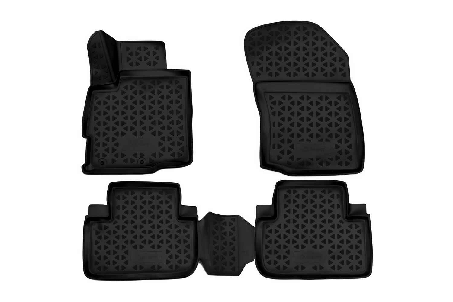 Коврики 3D в салон MITSUBISHI Outlander, 2012-2014, 2014- 4 шт. (полиуретан) / Митсубиси Аутлендер