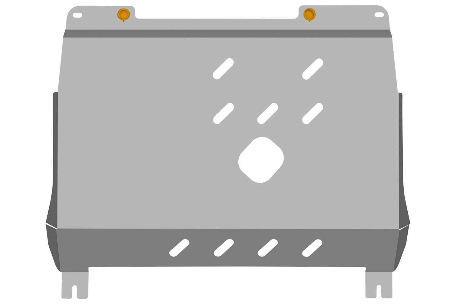 ЗК+ЗКПП и крепеж подходит для CHANGAN CS95 FL (23-) (3мм) 2.0, бен., AT, 4WD / Чанган / Чанган Сиэс 95