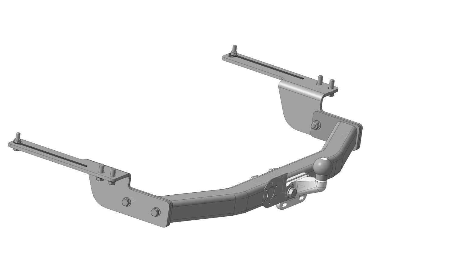 ТСУ на а/м LEXUS GX 2002-2014/ TOYOTA 4runner, Hilux Surf, Land Cruiser Prado J120 2002-2009/ TOYOTA Land Cruiser Prado J150 2002- без электрики / Лек