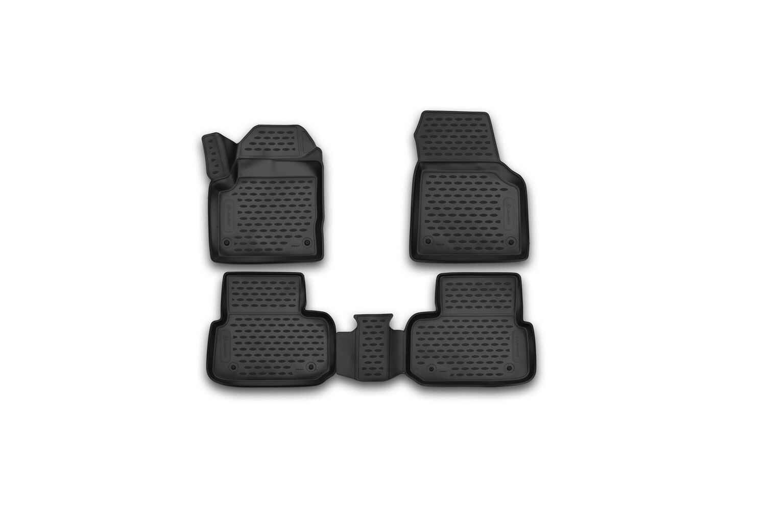 Коврики 3D в салон, подходит для LAND ROVER Discovery Sport, 2014-2019, 4 шт. (полиуретан)
