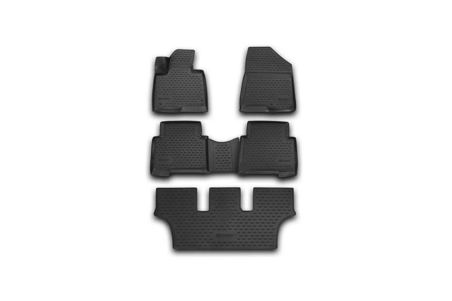 Коврики 3D в салон, подходит для HYUNDAI Grand Santa Fe, 2013-> 5 шт.