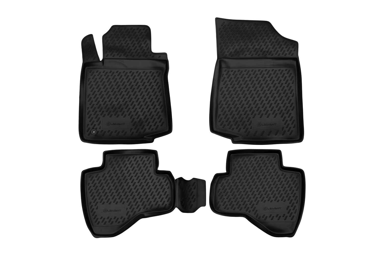 Коврики в салон, подходит для CITROEN C1 2010->, 4 шт. (полиуретан)
