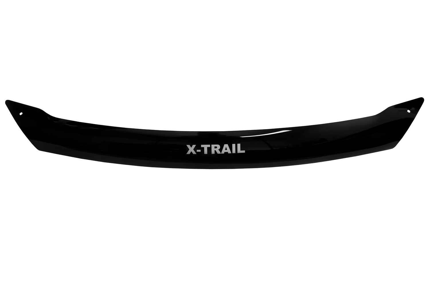 Дефлектор капота темный NISSAN X-TRAIL 2007-2014 (Logo) / Ниссан Х Трейл