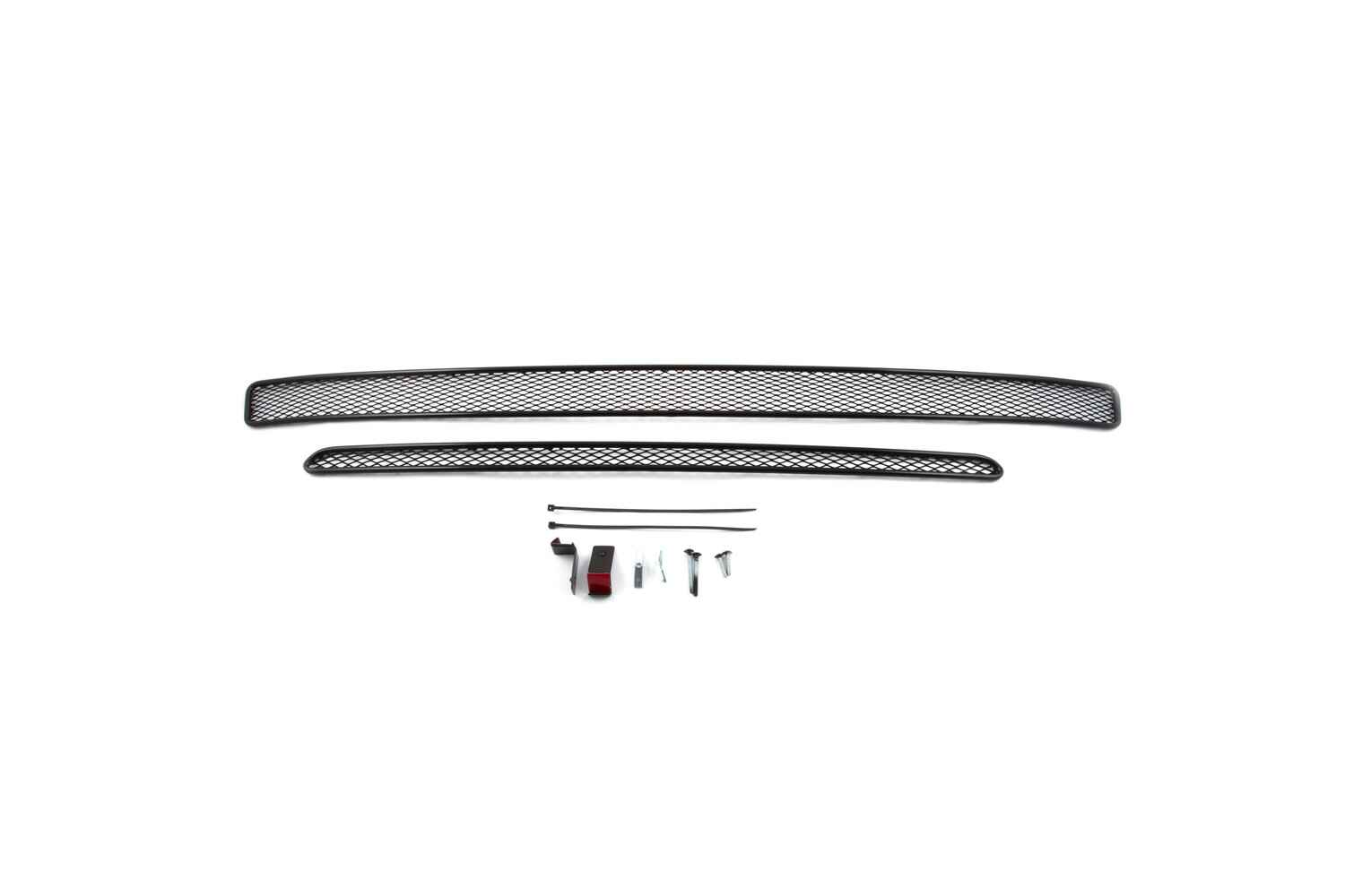 Сетка на бампер внешняя для SUBARU Forester 2,5i-S, 2,0XT 2013-2015, 2 шт., черн., 15 мм / Субару Форестер
