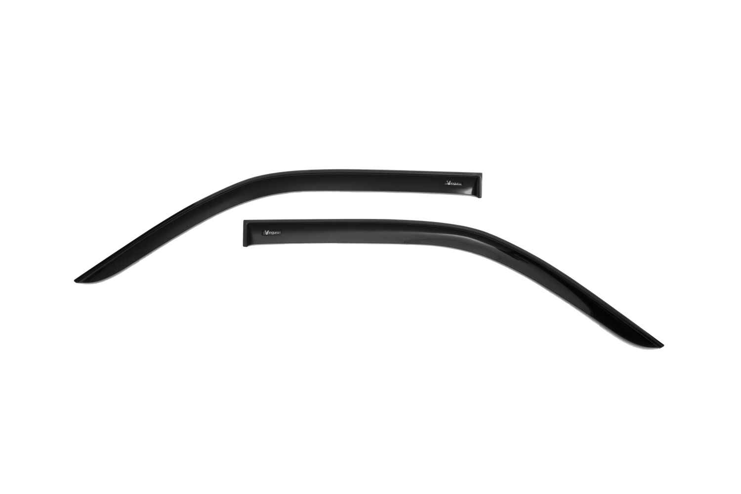 Дефлекторы окон Vinguru VOLKSWAGEN Caravelle T5 2003-2009, 2009-2015 /фургон/накладные/скотч/к-т 2шт./материал акрил / Фольксваген Каравелла