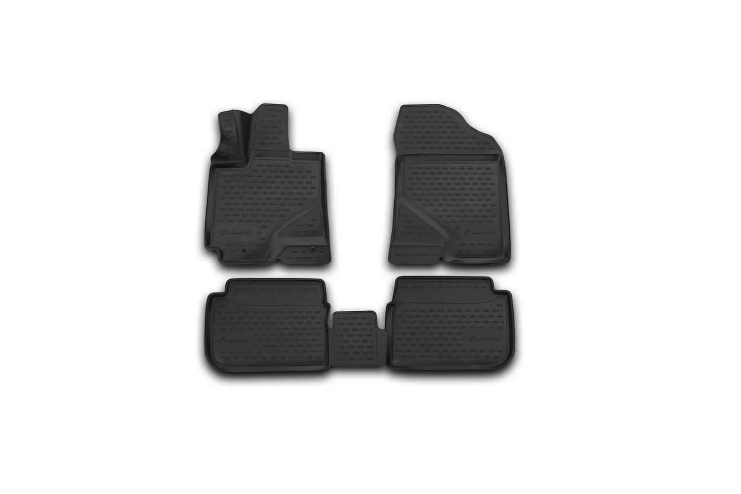 Коврики 3D в салон, подходит для TOYOTA Corolla, 2009-2013, (USA), 4 шт. (полиуретан)