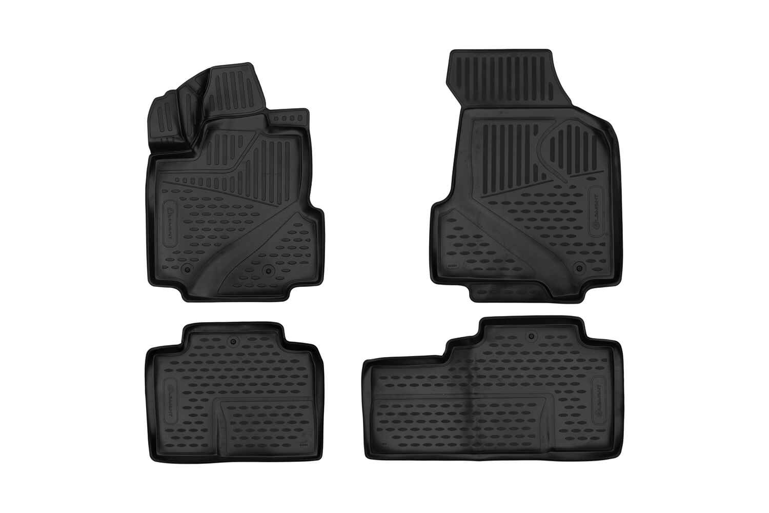Коврики 3D в салон подходят для, подходит для HONDA Ridgeline, 2006-2014, пикап., USA, 4шт.(полиуретан)