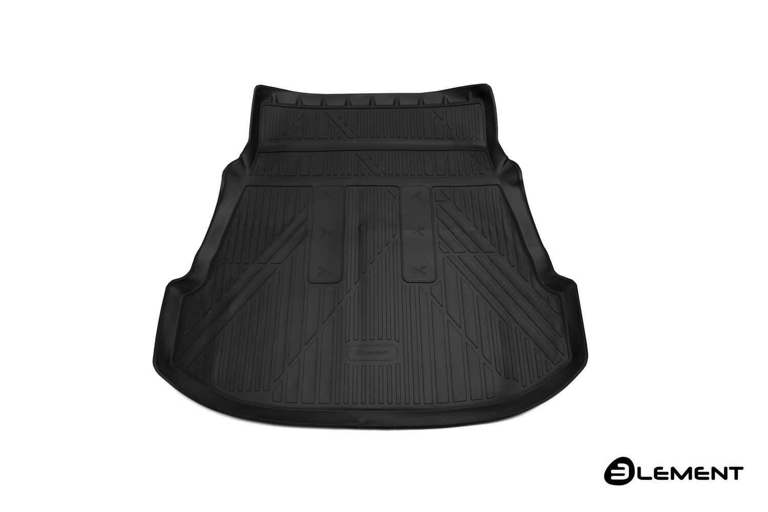 Коврик 3D автомобильный подходит для TOYOTA Fortuner (II, IIp), 2015-2020, 2020-, внед., 1 шт. (полиуретан)